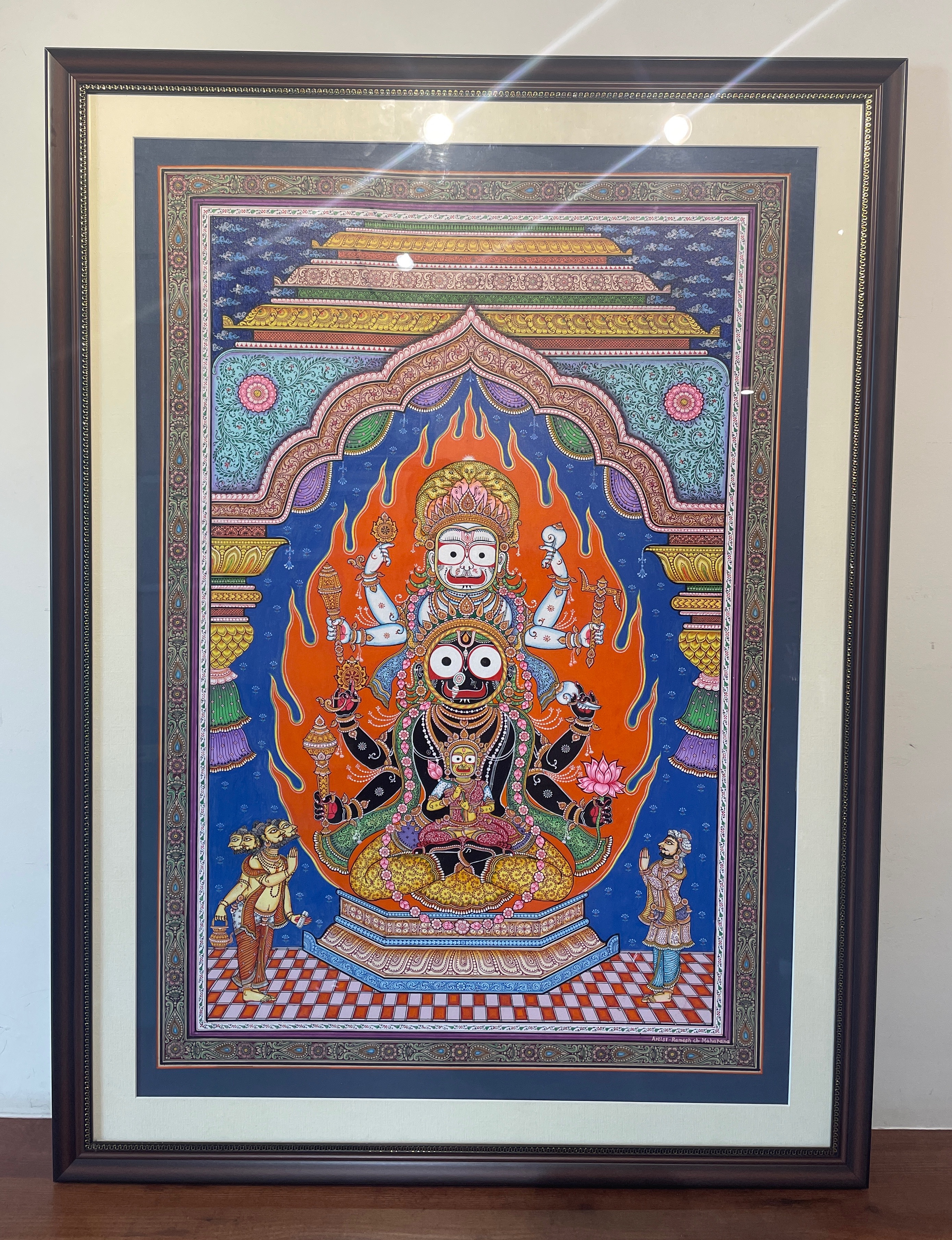 Yagnya Narayana Pattachitra Painting