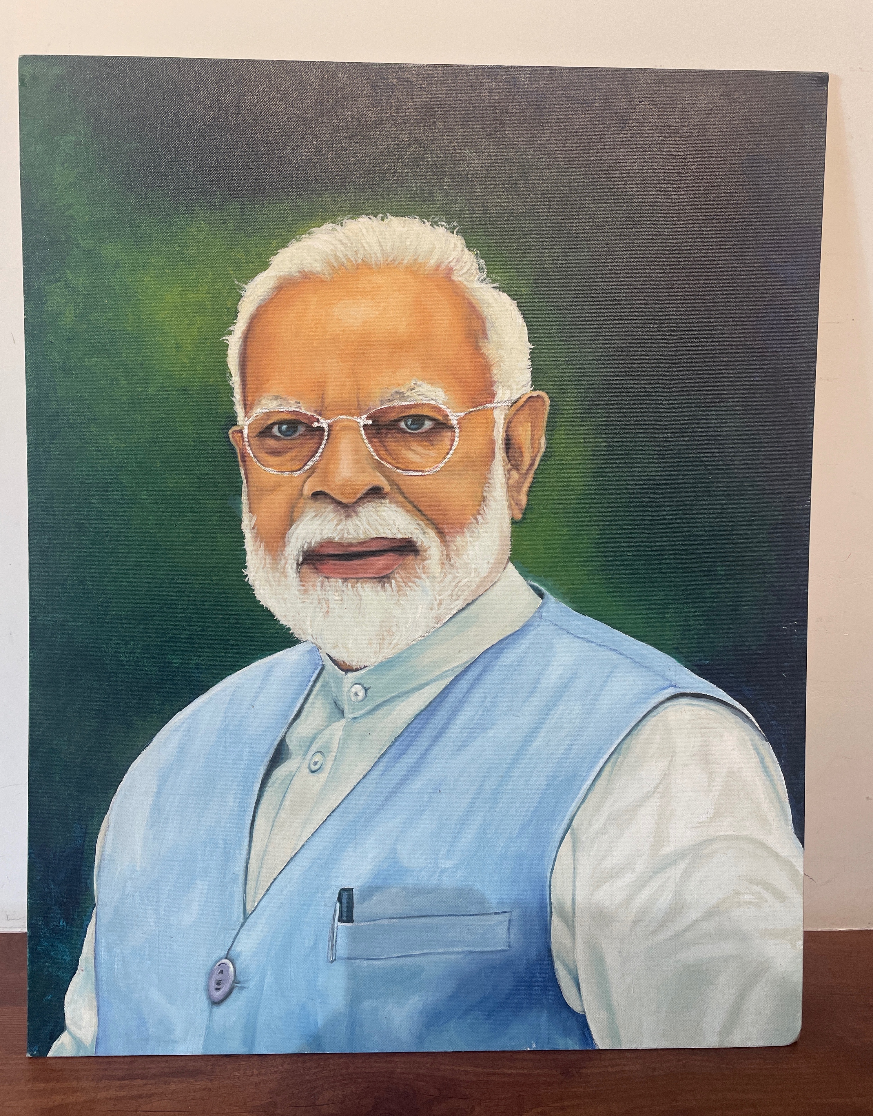 Realistic Oil Portrait on Canvas (24 × 30 inches)